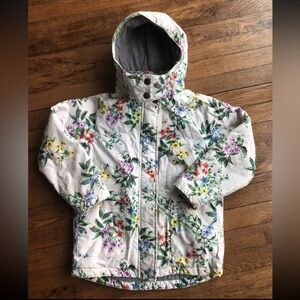 Next UK girls floral hooded jacket